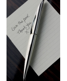 Personalised Silver Plated Pen
