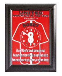 Personalised Football Supporter Clock