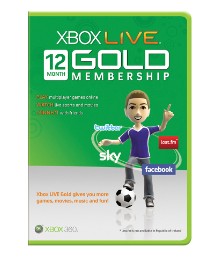12 Months XBOX Live Membership