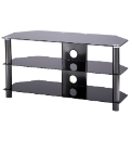 Black TV Stand up to 47in