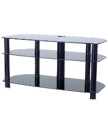 Black TV Stand up to 47in