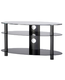 Black Oval TV Stand up to 47in
