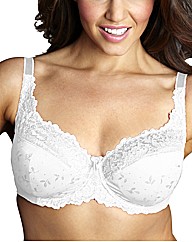 Shapely Figures White Full Cup Ruby Bra