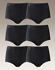 Triumph Sloggi Pk6 Basic Maxi Briefs