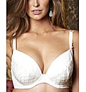 Splendour Diamante Trim Plunge Bra