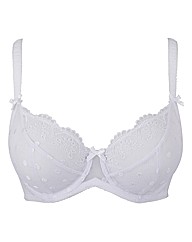 Shapely Figures White Full Cup Clara Bra