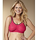 Naturally Close Hot Pink Sports Bra