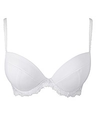 Naturally Close White Curve Enhancer Bra