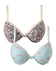 Simply Yours Pack of 2 Plunge Bras