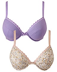 Simply Yours Pack of 2 Plunge Bras