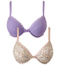 Simply Yours Pack of 2 Plunge Bras