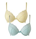 Simply Yours Pack of 2 Plunge Bras