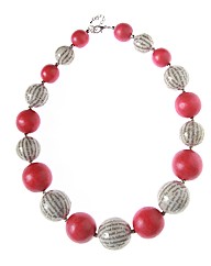 Fresh Cargo Newspaper Beads Necklace
