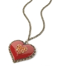 Petal Dolls Red Heart Necklace