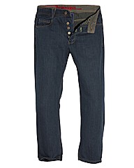 Jacamo Mens Button Fly Jeans 31 inches