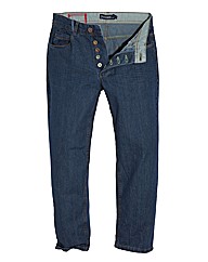 Jacamo Mens Button Fly Jeans 33 inches