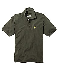 Jacamo Embroidered Polo Shirt Long