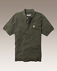 Jacamo Embroidered Polo Shirt Long