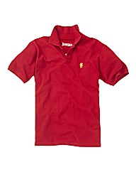 Jacamo Embroidered Polo Shirt Long