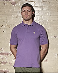 Jacamo Embroidered Polo Shirt Long