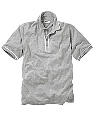 Jacamo Piped Polo Shirt Regular