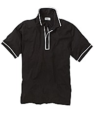 Jacamo Piped Polo Shirt Regular