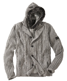 Hamnett Full Zip Hooded Knit