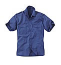 Jacamo Short Sleeve Military Shirt Reg