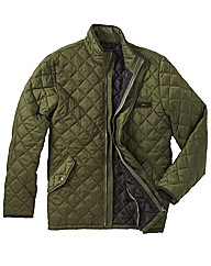 Jacamo Quilted Jacket Regular Length