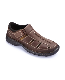 Brevitt Mens Touch & Close Shoe