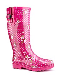 Viva La Diva Printed Wellies E Fit