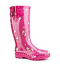 Viva La Diva Printed Wellies E Fit