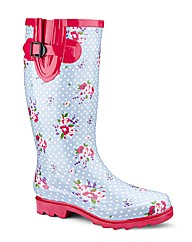 Viva La Diva Printed Wellies E Fit