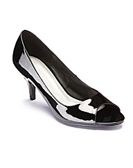 Viva La Diva Peep Toe Shoes E Fit