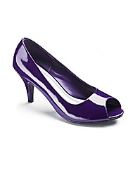 Viva La Diva Peep Toe Shoes EEE Fit