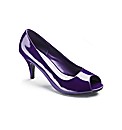 Viva La Diva Peep Toe Shoes EEE Fit