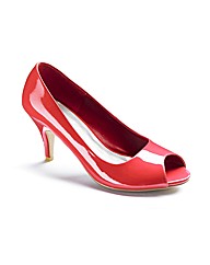 Viva La Diva Peep Toe Shoes E Fit