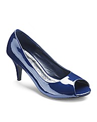 Viva La Diva Peep Toe Shoes EEE Fit