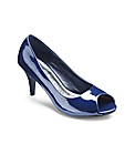 Viva La Diva Peep Toe Shoes EEE Fit