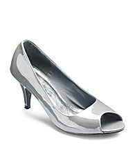 Viva La Diva Peep Toe Shoes EEE Fit