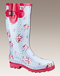 Viva La Diva Printed Wellies E Fit