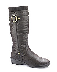 Lotus Knitted Collar Boots EEE Fit