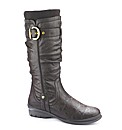 Lotus Knitted Collar Boots EEE Fit