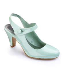 Viva La Diva Patent Slingback Shoes EEE