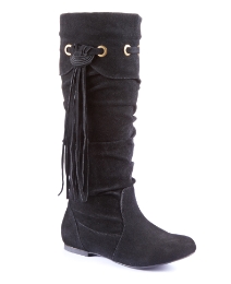 Viva La Diva Tassel Boots E Fit