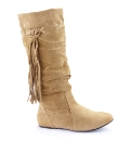 Viva La Diva Tassel Boots EEE Fit