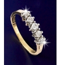 9 Carat Gold 1/2ct Diamond Ring