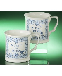 The Boss and The Real Boss Tankard Set