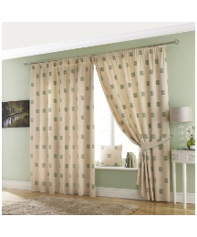 Oakland Lined Pencil Pleat Curtains