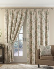 Celeste Lined Pencil Pleat Curtains